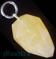 Faceted Drop Pendulum - click here for large view